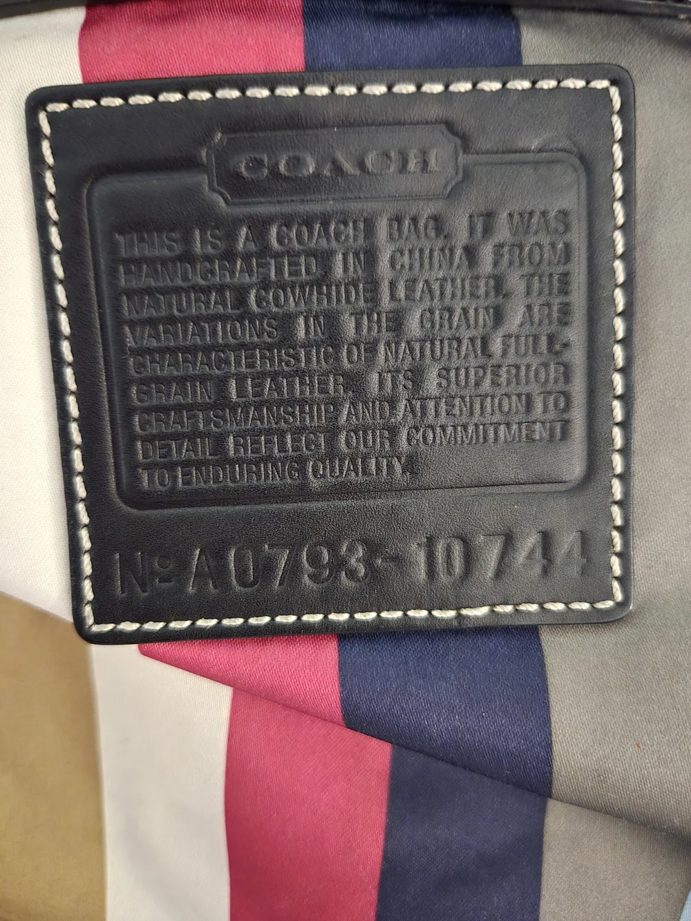 Coach Legacy Ergo Large / XL Tote Bag (Style 10744)